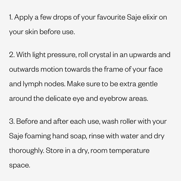 Saje Wellness clear quartz
facial roller BNIB, NWT - Picture 7 of 12